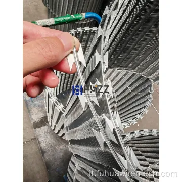 Filo di rasoio in acciaio ad alta sicurezza per la scherma